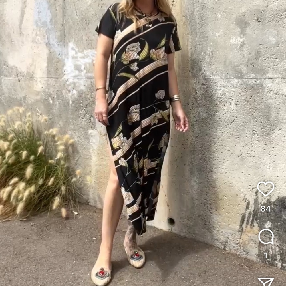 Novella Royale Jagger dress in onyx geo